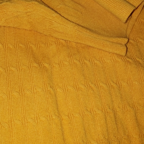 💖👄Croft and Barrow Long Sleeve Yellow Sweater Knit Top (Size3X) - Picture 8 of 15